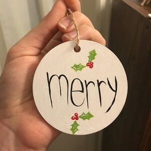 Merry Christmas ornament